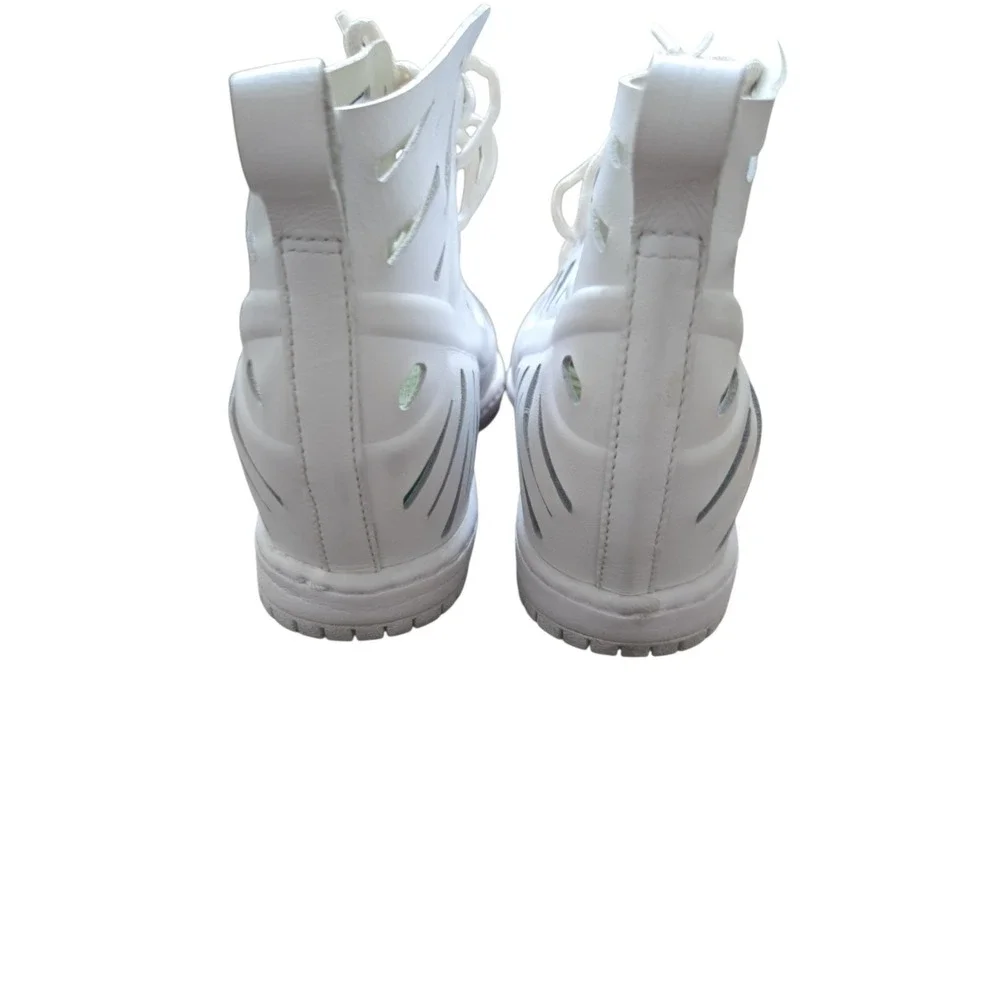 Nike Joli Sky Hi‎ High Wedge Dunk 2.0 Womens Sz. 7 Sneaker Shoes Su15-983 White